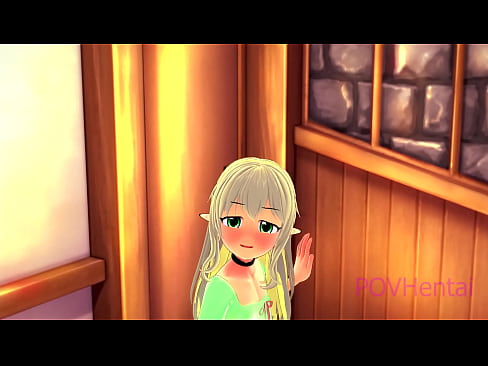 ❤️ (トラップ)エルフのメイドが顔を洗うのを手伝う 上質ポルノ ❌️❤
